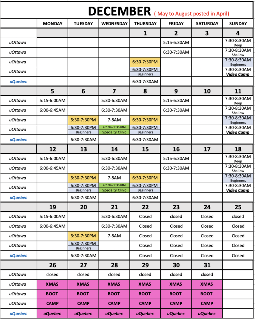 Pool and Parking Info - Technosport Swim Club in Ottawa | Technosport ...